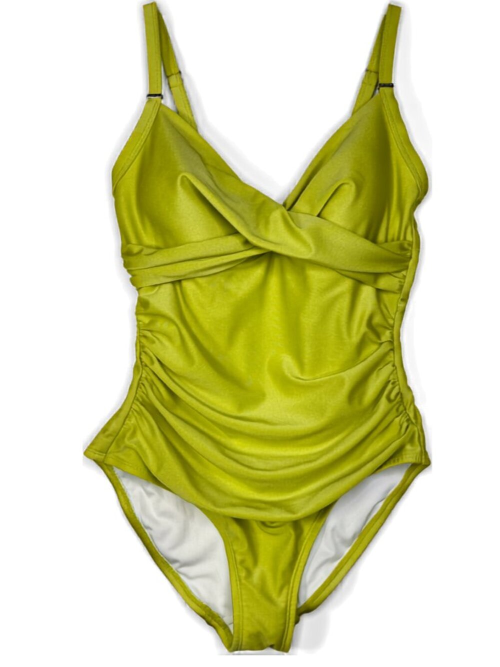 Calvin Klein Twist-Front Tummy-Control One-Piece Swimsuit Size 8